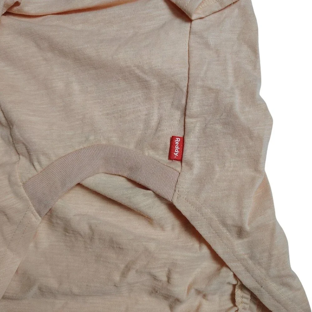 Reddy Dog XL Beige Ruched Detail Lightweight Pet T-Shirt